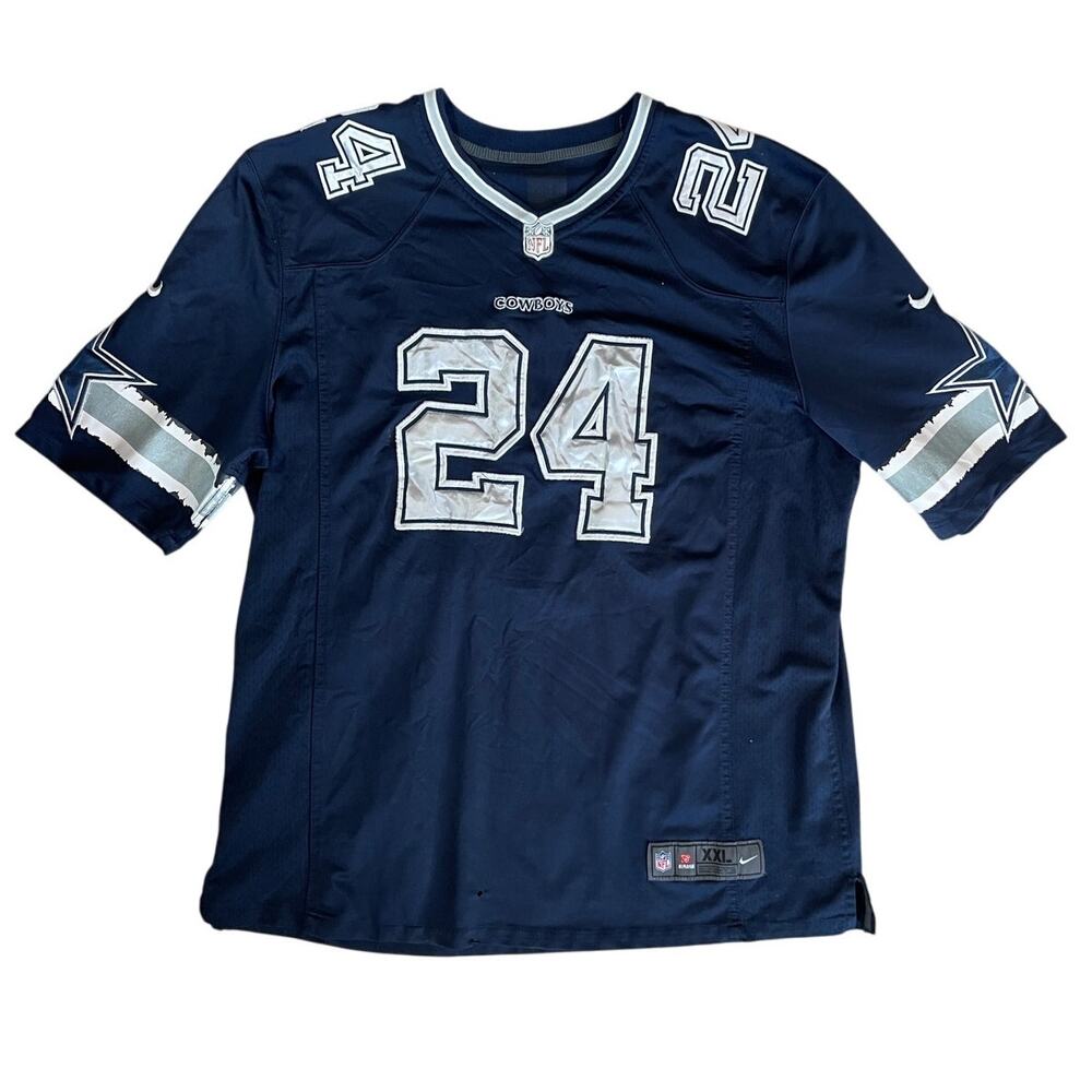 Nike NFL Dallas Cowboys 24 Morris Claiborne‎ Football Jersey - Size Men's XXL 2X